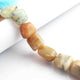 1 Strands Peru Opal Smooth Assorted Beads - Peru Opal Briolettes 16mmx24mm- 8 Inches BR412 - Tucson Beads
