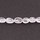 1 Strands Crystal Quartz Smooth Briolettes - Oval Shape Beads - 12mmx8mm-9mmx8mm 13 Inches BR1887 - Tucson Beads