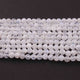 1 Strand  White Rainbow Best Quality Faceted Round Balls - Faceted Balls Beads - 7mm 10 Inches BR0719 - Tucson Beads