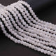 1 Strand  White Rainbow Best Quality Faceted Round Balls - Faceted Balls Beads - 7mm 10 Inches BR0719 - Tucson Beads