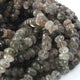 1 Strand Black Rutile Faceted  Rondelles- Rondelles Beads -8mm - 14 Inches BR0595 - Tucson Beads