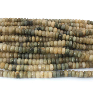 1  Long Strand Cats Eye Faceted Briolettes  - Round Shape Briolettes , Jewelry Making Supplies 8mm 13 Inches BR0596 - Tucson Beads