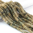 1  Long Strand Cats Eye Faceted Rondelles- Gemstone Faceted rondelles Beads- 8mm- 13 Inches BR0596