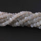 1  Long Strand Moonstone Faceted Briolettes  - Round Shape Briolettes , Jewelry Making Supplies 10mm 14 Inches BR0594 - Tucson Beads