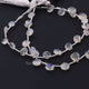 1 Strand White Rainbow Moonstone  Faceted Heart  Briolettes - 6mmx5mm-7mm6mm  8 inches BR0176 - Tucson Beads