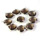 5 Pcs Smoky Quartz 925 Sterling Silver Faceted Cushion Shape  Pendant/Connector  -20mmx15mm SS574 - Tucson Beads