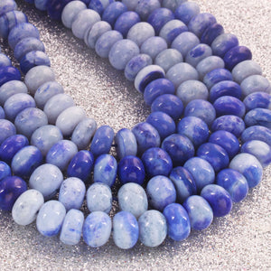 1  Long Strand Amazing Shaded Purple Opal Smooth Rondelle Shape Beads -  Shaded  Purple Opal Gemstone Beads- 10mm-16 Inches BR02797 - Tucson Beads