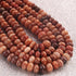 1  Long Strand Amazing Shaded Brown Jasper Opal Smooth Rondelle Shape Beads -  Shaded Brown Jasper Opal Gemstone Beads- 10mm-11mm-16 Inches BR02800