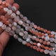 2 Strand Multi Moonstone Faceted Briolettes -Coin Shape  Briolettes - 9mm-10mm- 8 Inches BR2073 - Tucson Beads