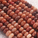 1  Long Strand Amazing Shaded Brown Jasper Opal Smooth Rondelle Shape Beads -  Shaded Brown Jasper Opal Gemstone Beads- 10mm-11mm-16 Inches BR02800 - Tucson Beads