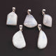 1Pc Genuine and Rare Rainbow Moonstone Fancy Shape Pendant - 925 Sterling Silver - Gemstone Pendant SJ324 - Tucson Beads