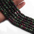 1 Strands Ruby Zoisite Faceted Rondelles-  8mm 10 Inches BR0752