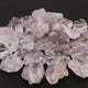 9 Pcs  AAA White Herkimer Diamond Quartz Nuggets Beads -11mmx7mm- 17mmx11mm- BDU122 - Tucson Beads