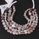 1 Strand Multi Moonstone Faceted Briolettes - Coin Shape Briolettes 7mmx11mm - 8 Inches BR3018 - Tucson Beads