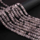 1 Strand Black Rutile Smooth Rondelles - Rutile Rondelles Beads -5mm- 7mm -13 Inches BR01093 - Tucson Beads