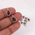 1 Pc Natural Brown Slice Raw Diamond 925 Sterling Silver Pendant- Diamond Slice Pendant, Uncut Diamond,  -13mmx8mm BDU071