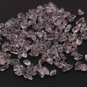10 Pcs  AAA White Herkimer Diamond Quartz Nuggets Beads -3mmx2mm-10mmx3mm- BDU108 - Tucson Beads