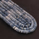 1  Strand  Natural Boulder Opal Smooth Heishi Tyre Shape Gemstone Beads,  Boulder Opal Plain Tyre Rondelles Beads,7mm 16 Inches BR02807 - Tucson Beads