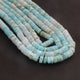 1  Strand  Natural Peru Opal Smooth Heishi Tyre Shape Gemstone Beads,  Peru Opal Plain Tyre Rondelles Beads, 6mm 16 Inches BR02801 - Tucson Beads