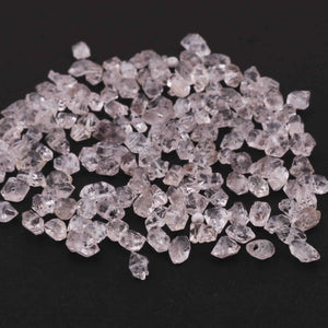 10 Pcs  AAA White Herkimer Diamond Quartz Nuggets Beads - 4mmx3mm-8mmx3mm- BDU105 - Tucson Beads
