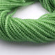 5 Strands Green Glass Beads Rondelles, Faceted Beads, Semi Precious Rondelles, 3mm 15 inch strand  RB0303 - Tucson Beads