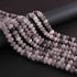 1 Strand Black Rutile Smooth Rondelles - Rutile Rondelles Beads - 6mm- 9mm -13 Inches BR01092