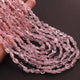 440 Carats 7 Strands Of Genuine Rose Quartz Necklace - Smooth Oval Beads - Rare & Natural Necklace - Stunning Elegant Necklace SPB0236 - Tucson Beads