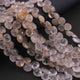1 Strand Golden Rutile Faceted Briolettes -Heart Drop Shape Briolettes -8 mm -7.5 inch BR0612 - Tucson Beads