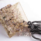 1 Strand Black Rutile Smooth Rondelles - Rutile Rondelles Beads - 6mm- 8mm -13 Inches BR01103 - Tucson Beads