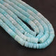 1  Strand  Natural Peru Opal Smooth Heishi Tyre Shape Gemstone Beads,  Peru Opal Plain Tyre Rondelles Beads,-8mm - 16 Inches BR02810 - Tucson Beads