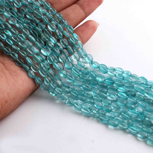 1 Strand Apatite Smooth Oval Briolettes - Apatite Oval Shape - 3mm-5mm -14 Inches BR1111 - Tucson Beads