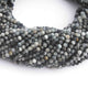 5 Strands Black Rutile  Faceted Gemstone Balls, Semiprecious beads - 3mm - 13 Inches Long- Faceted Gemstone Jewelry RB0284 - Tucson Beads
