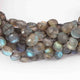 1 Strand Labradorite Faceted Coin Briolettes - Labradorite 5mm-7mm 10 Inches BR675 - Tucson Beads