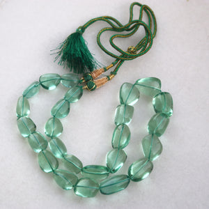 770 ct. 1 Strand Of Genuine Green Fluorite Necklace - Smooth Assorted Beads - Rare & Natural Necklace - Stunning Elegant Necklace SPB0192 - Tucson Beads