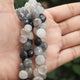 1 Strand Black Rutile Faceted  Briolettes - Onion Shape  Briolettes - 8mm-12mm 10 Inches BR284 - Tucson Beads