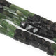 1 Strand Serpentine Briolette Beads, Chicklet Shape Faceted Beads, Gemstone Briolettes 13mmx9mm-8mmx7mm - 8 Inches BR2010 - Tucson Beads