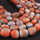 1 Strand Brown&Gray  Opal Smooth Tumble Shape Beads,  Plain Nuggets Gemstone Beads 13mmx12mm-18mmx14mm 13 Inches BR02836 - Tucson Beads