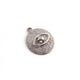1 Pc Pave Diamond Round Evil Eye 925 Sterling Silver Pendant - Eye Charm Pendant 23mmx20mm PDC1251 - Tucson Beads