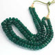 510 Carats 2 Strands Genuine Green Onyx Carved Watermelon Beads, Pumpkin Beads Necklace - Kharbuja Shape Beads - Jewelry DIY Necklace SPB0224 - Tucson Beads