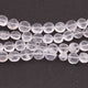 1  Strand Crystal Quartz Faceted   Briolettes -Coin Shape  Briolettes  8mmx12mm-8 Inches BR803 - Tucson Beads