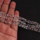 1 Strand Crystal Quartz Smooth Cube Briolettes - Plain Box Shape Briolettes 5mmx5mm-7mmx6mm -8 Inches BR2940 - Tucson Beads
