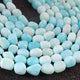 1 Strand Peru  Opal Smooth Tumble Shape Beads,  Plain Nuggets Gemstone Beads 12mmx10mm-17mmx10mm 13 Inches BR02833 - Tucson Beads