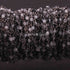 5 Feet Black Rutile Rondelles Rosary Style Oxidized Silver plated Beaded Chain- 2mm- Black wire Chain SC426