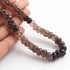 265 Carats 1 Strand Genuine Smoky Quartz Carved Watermelon Beads, Pumpkin Beads Necklace - Kharbuja Shape Beads - Jewelry DIY Necklace SPB0211