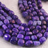 1 Strand Purple  Opal Smooth Tumble Shape Beads,  Plain Nuggets Gemstone Beads 14mmx13mm-17mmx13mm 13 Inches BR02835