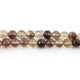 1 Strand Bio Lemon Quartz & Smoky Quartz Faceted Rondelle -Rondelle Beads 7mm-9mm 8 Inches BR863 - Tucson Beads