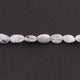 1 Long Strand White  Labradorite Smooth Briolettes - Oval Briolettes -10mmx8mm-13mmx8mm 13  Inches BR1065 - Tucson Beads