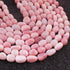 1 Strand Pink  Opal Smooth Tumble Shape Beads,  Plain Nuggets Gemstone Beads 10mmx9mm-14mmx8mm 13 Inches BR02829