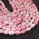 1 Strand Pink  Opal Smooth Tumble Shape Beads,  Plain Nuggets Gemstone Beads 10mmx9mm-14mmx8mm 13 Inches BR02829 - Tucson Beads