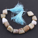 1 Strands Peru Opal Smooth Assorted Beads - Peru Opal Briolettes 16mmx24mm 8.5 Inches BR676 - Tucson Beads